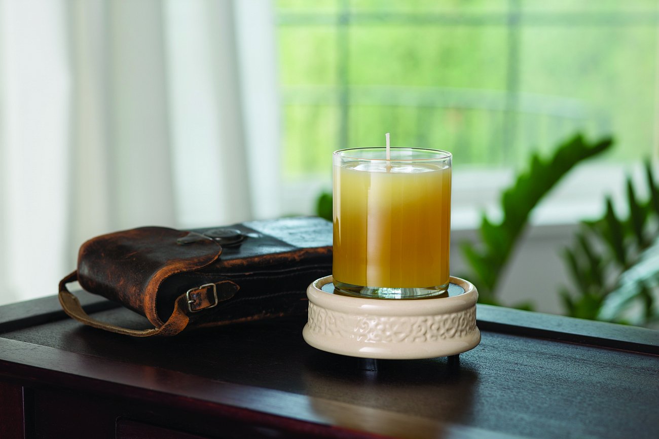 Керамический воскоплав кремовый CWD-Cream Emboss CANDLE WARMERS  268152 Бежевый  - Вид №2