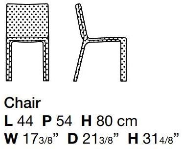 Kristalia Стул из мягкой ткани Joko sun-id-1507685 - Вид №5