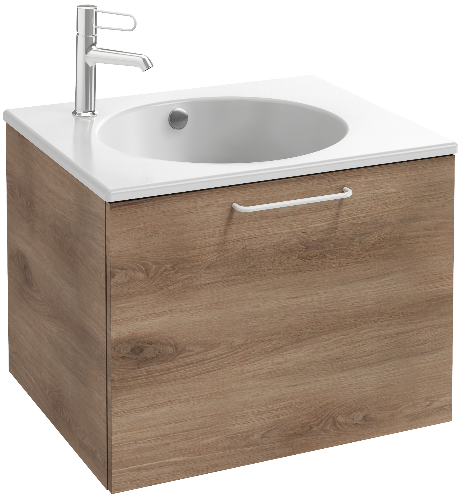 EB2510-R6-M90 Тумба под столешницу 60 см, 1 верхний ящик, белая ручка JACOB DELAFON ODÉON RIVE GAUCHE ODEON RIVE GAUCHE