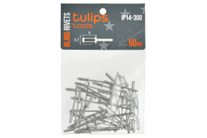16659872 Вытяжные заклепки 3.2х9 мм, 50 шт IP14-300 Tulips Tools