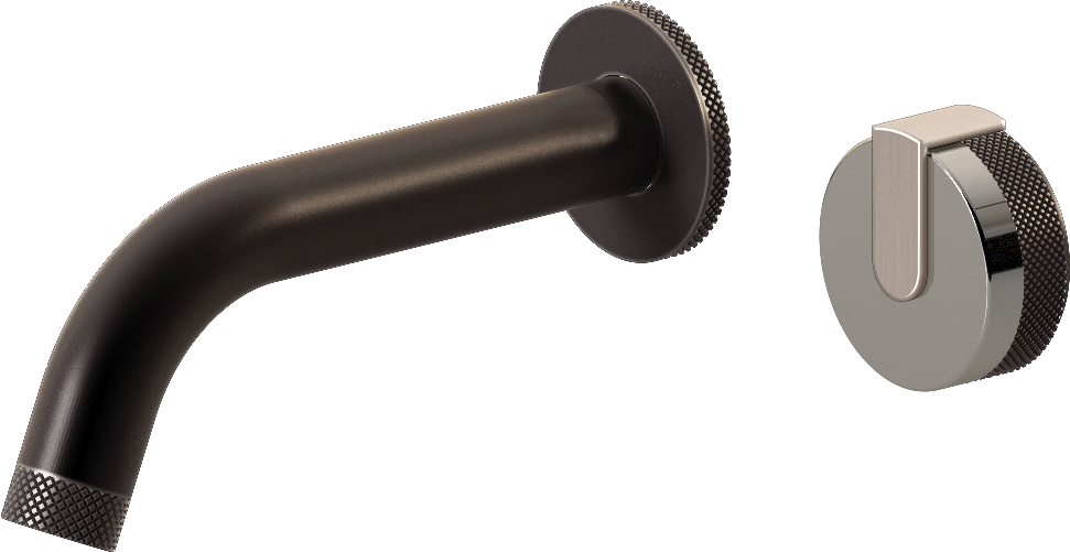 E-11535-R1PN-L1SN-GM Настенный прогрессивный смеситель скрытого монтажа для раковины GRAFF MOD+