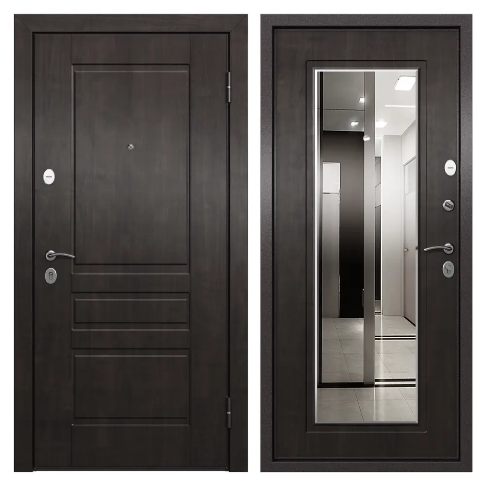 Дверь входная металлическая Грата 860 мм правая цвет скай мореный РР TOREX STLM-2109607