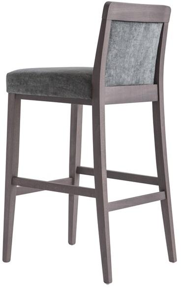 Palma Высокий табурет из бука со спинкой Opera 49ei.i6 - Вид №1