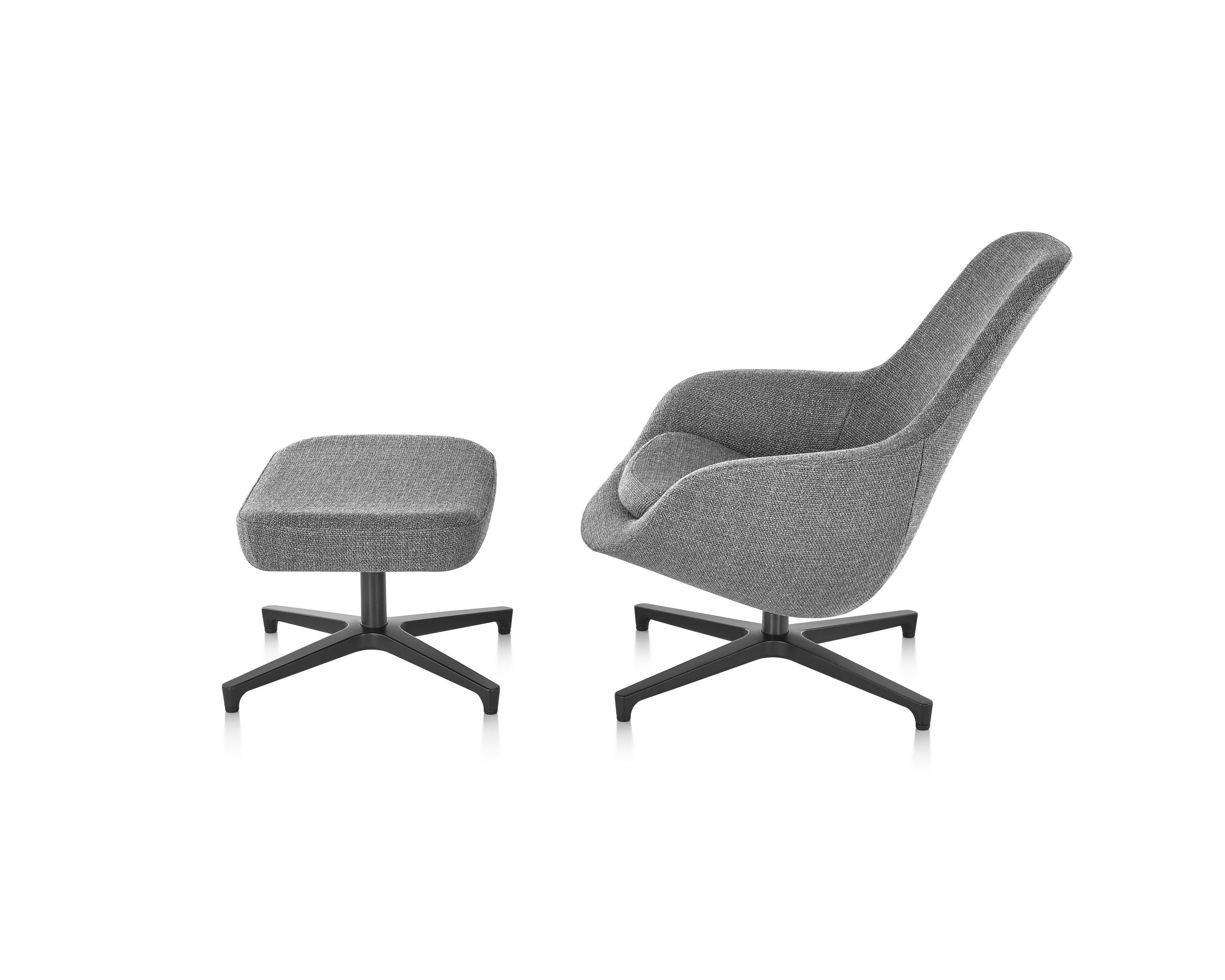 Тканевая спицевая подставка для ног Herman Miller Saiba ARCH-00121094 - Вид №6