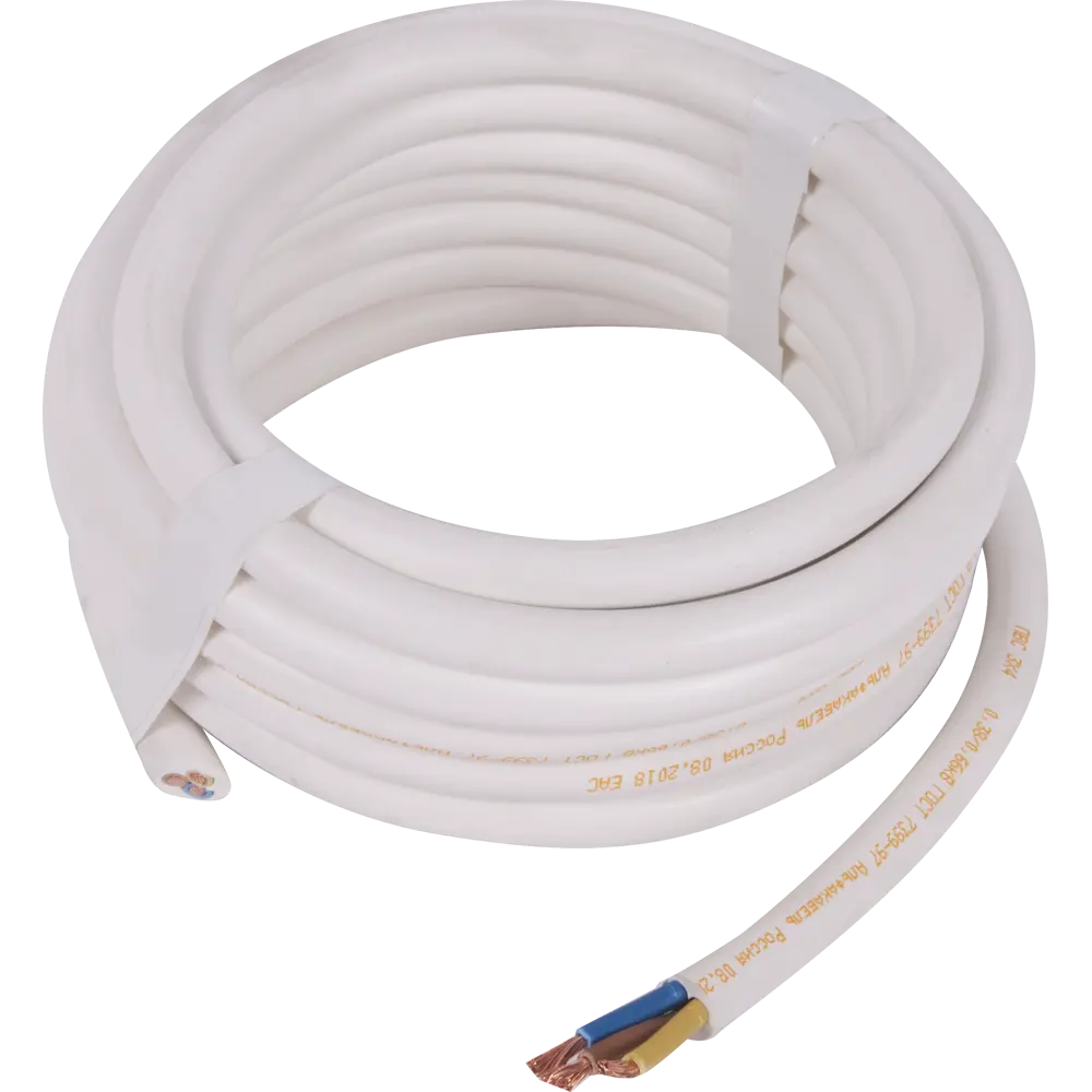 Провод Electraline ПВС 3х4, 5 м, ГОСТ 82034979 STLM-2042008  - Вид №1