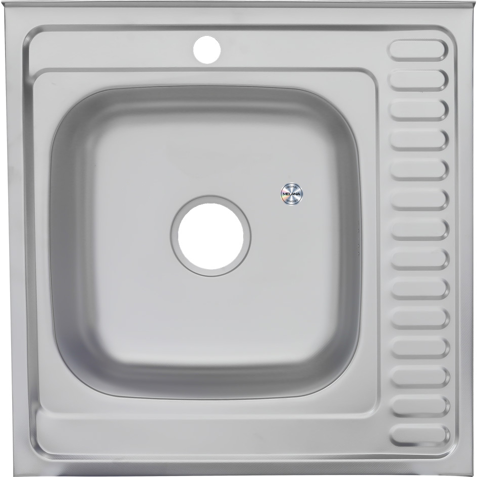 097L мойка MLN 6060 L нак. декор 0,8/180 (*10) MELANA  - Вид №1