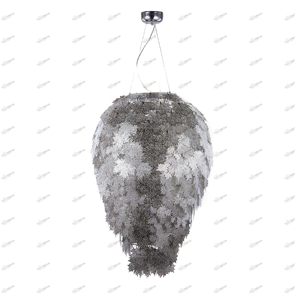 Подвесной светильник Maple silver от Delight Collection KM0131P-1A DELIGHT COLLECTION ДИЗАЙНЕРСКИЕ 243657 Серебряный 
