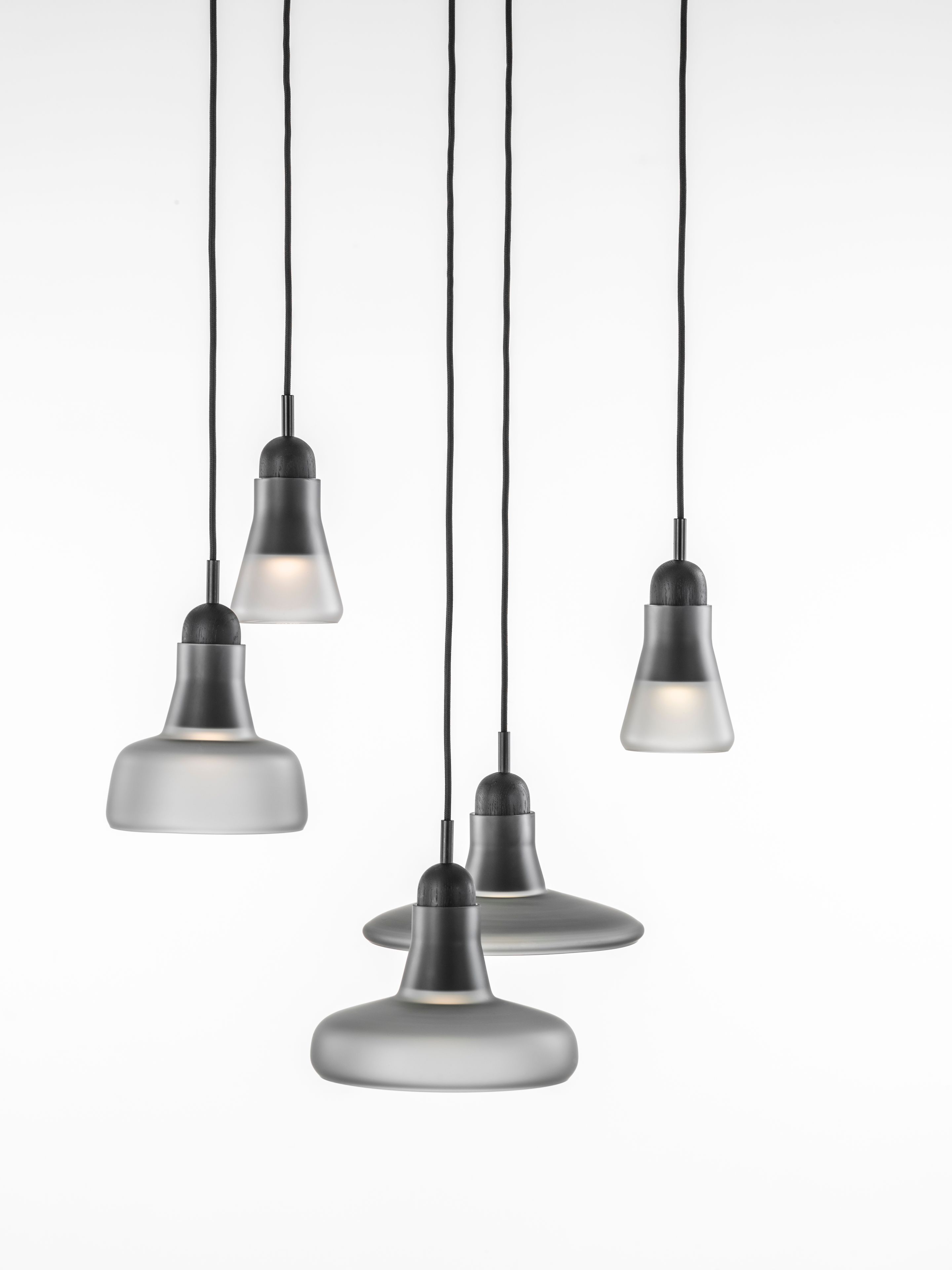 Подвесной светильник из дутого стекла с регулируемой яркостью BROKIS Тени ARCH-00150384 - Вид №50