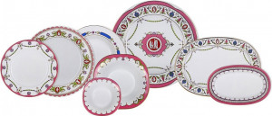 10606550 Императорский фарфоровый завод Сервиз столовый 6/24 "Камеи" "Европейская-2" Фарфор твердый