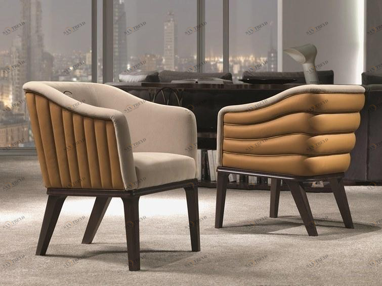 Carpanelli Кресло из ткани с подлокотниками Club Po66/7/8