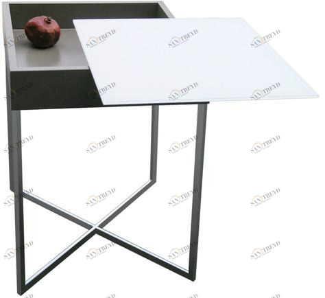 Ronald Schmitt Высокий стол с журнальной полкой  K474 