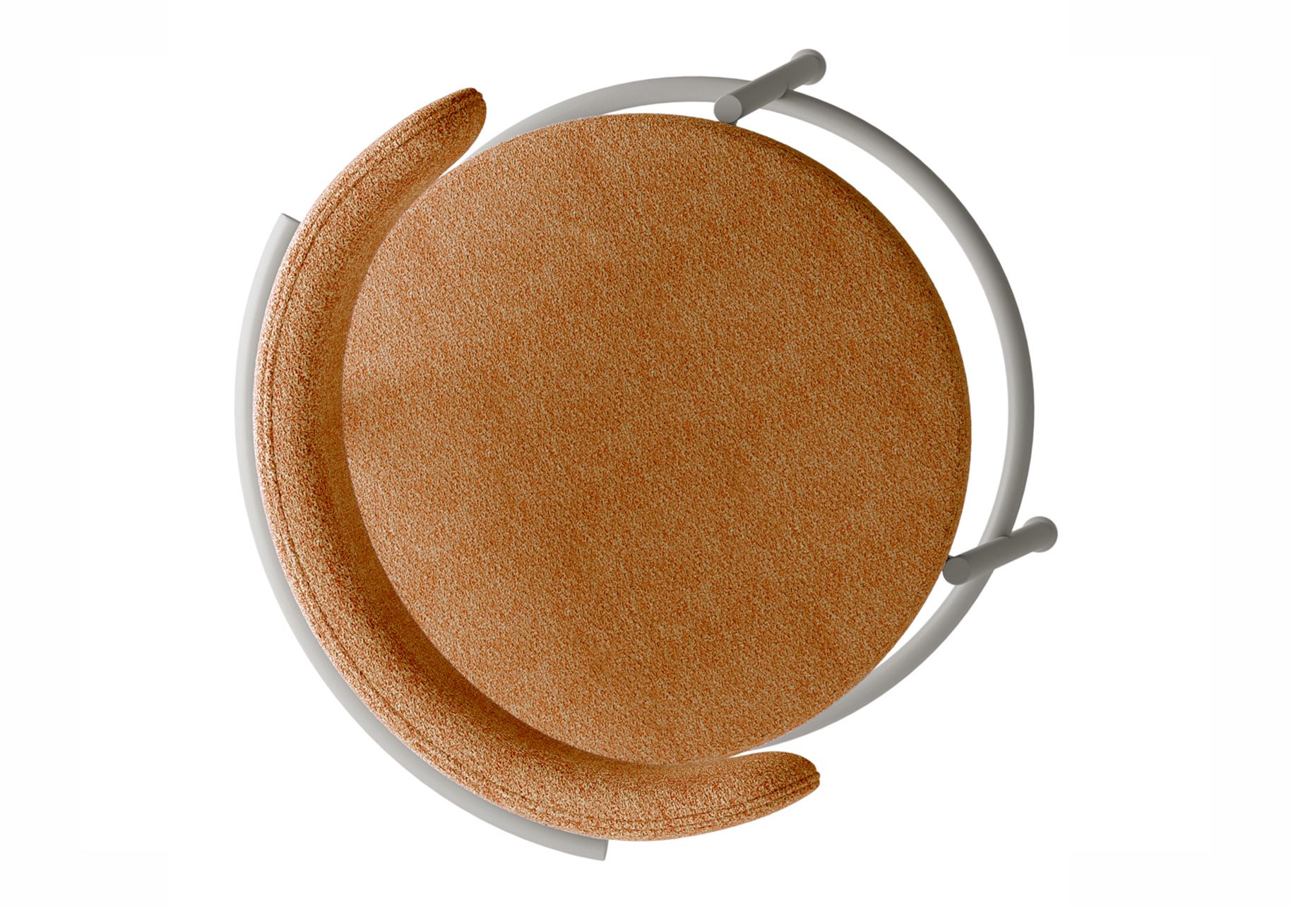 Тканевый мягкий стул с подставкой для ног JOB’S Giotto ARCH-00121984 - Вид №3