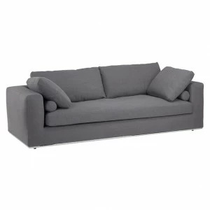 Диван прямой серый Atlanta от Eichholtz EICHHOLTZ ДИЗАЙНЕРСКИЕ, EICHHOLTZ 060889 Серый