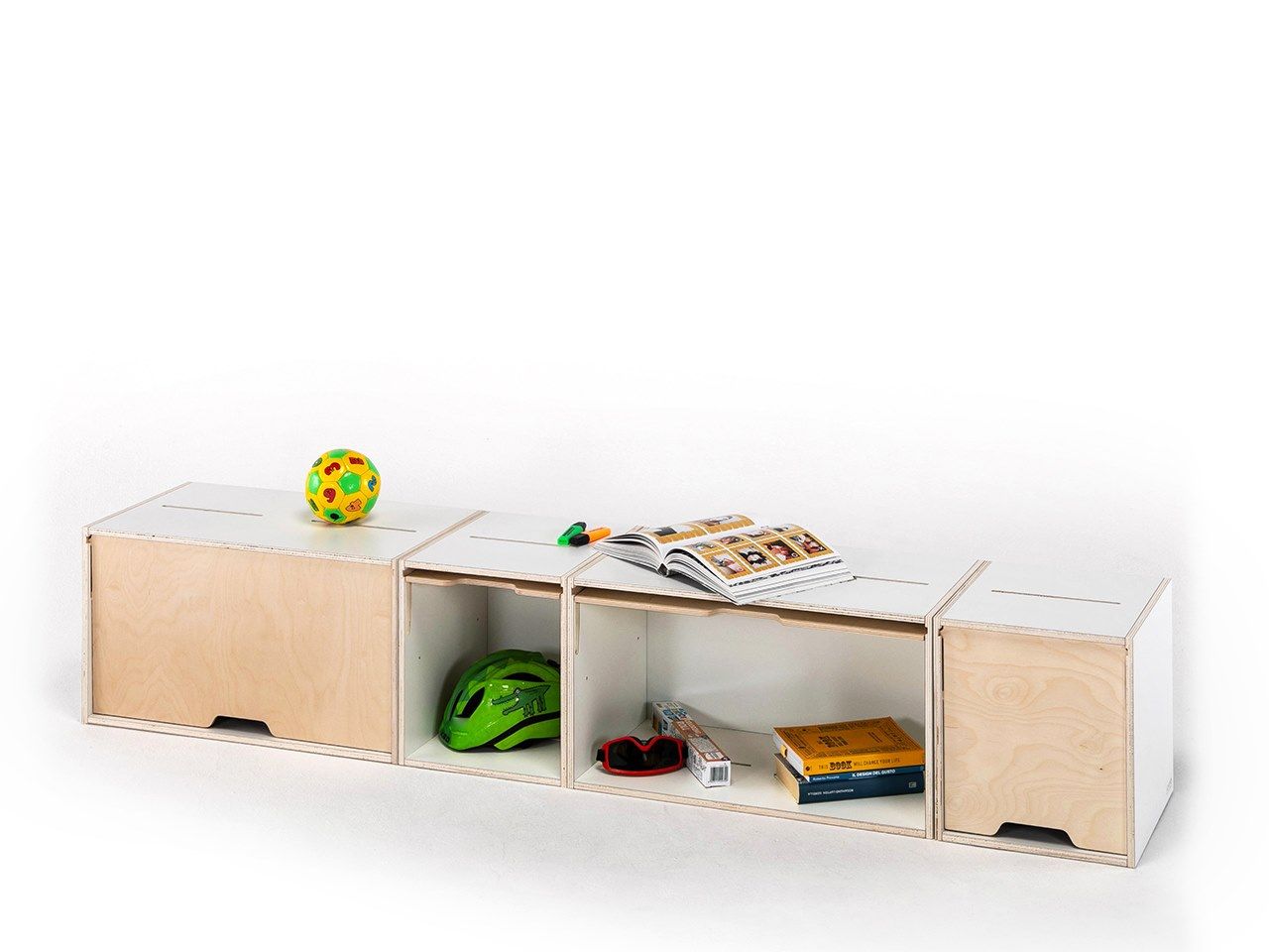 Низкий березовый ТВ-шкаф Esposit ADAKTO ARCH-00029162