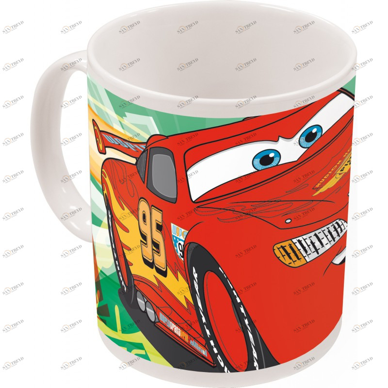 Кружка керамическая №3 "Тачки", 325 мл STOR ТАЧКИ 335746 Белый Santreyd 