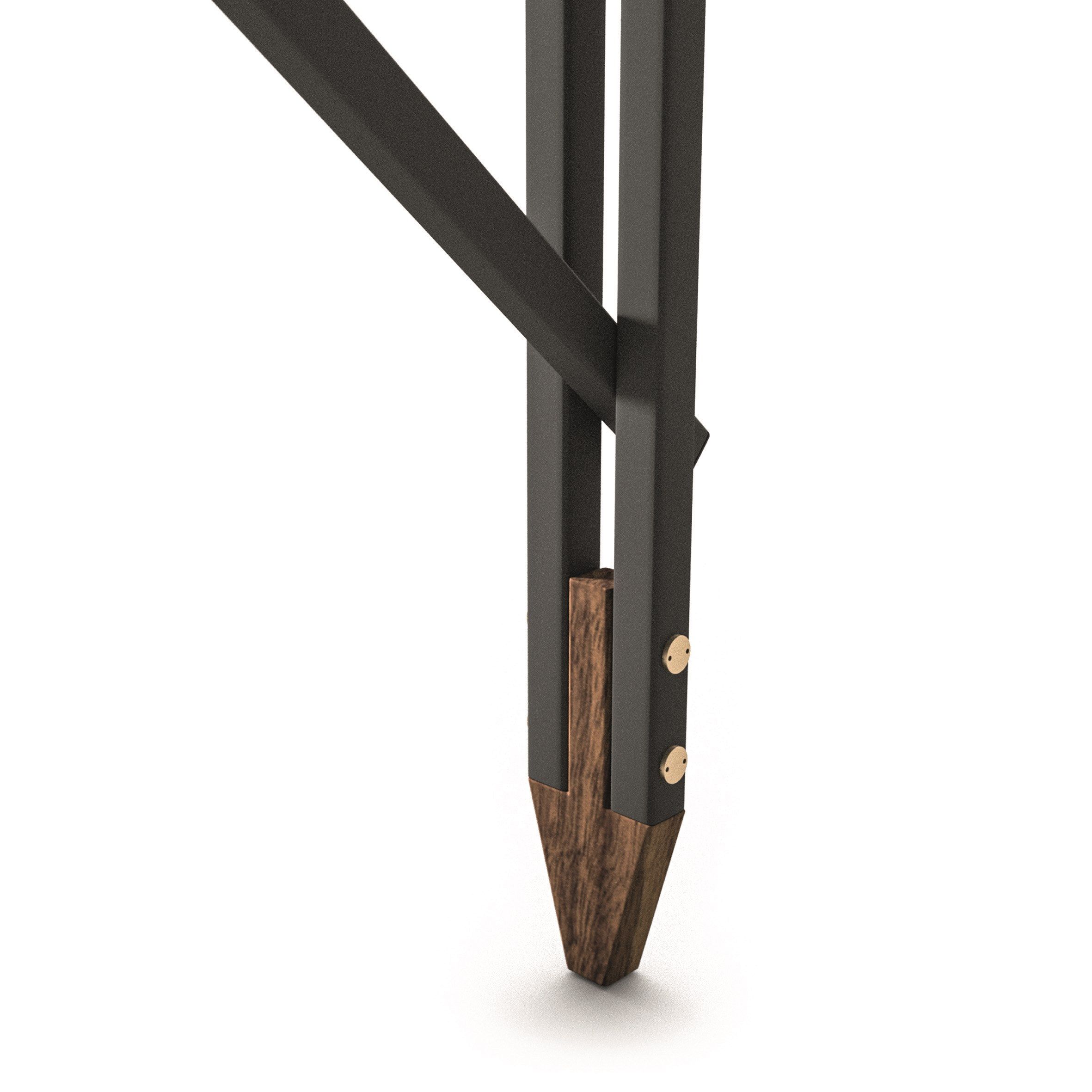 Стальной и стеклянный стол CASSINA OLIMPINO ARCH-00043638 - Вид №4