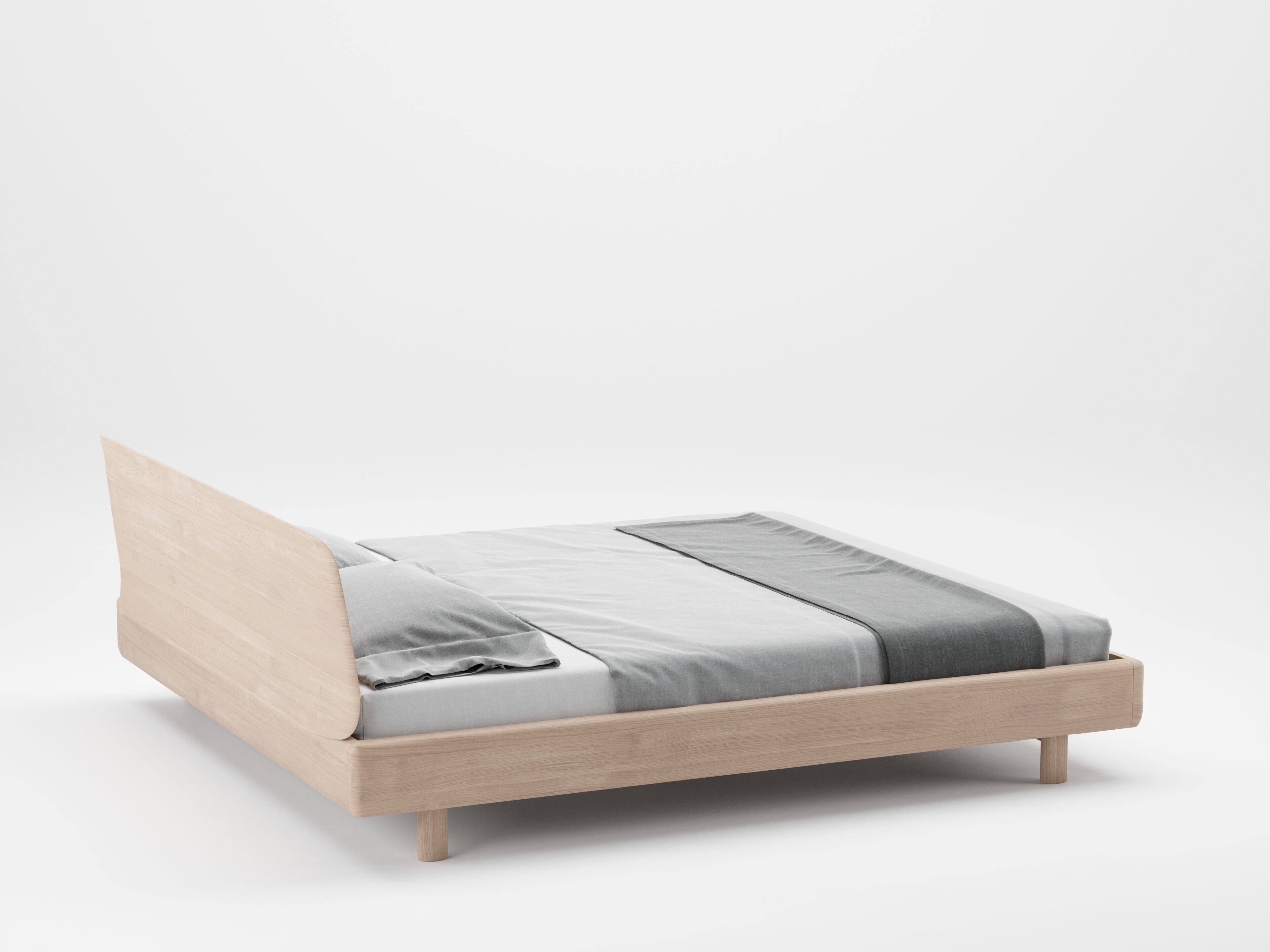 Двуспальная кровать из массива дерева Artisan Fin ARCH-00147316 - Вид №3