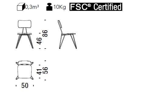 Многослойный стул MOROSO Overdyed ARCH-00081089 - Вид №1