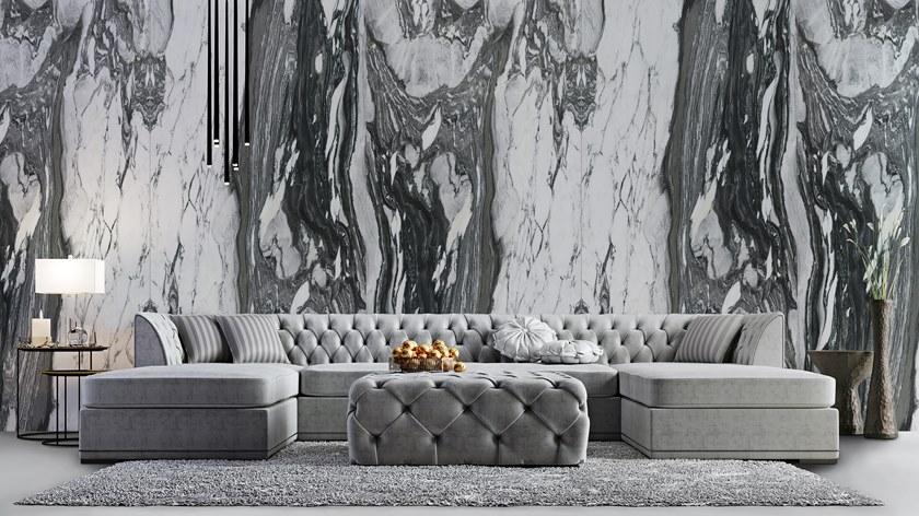 Arklam Рабочая поверхность для кухни / керамическое покрытие под мрамор 12 & 6 mm sun-id-1374898 - Вид №3