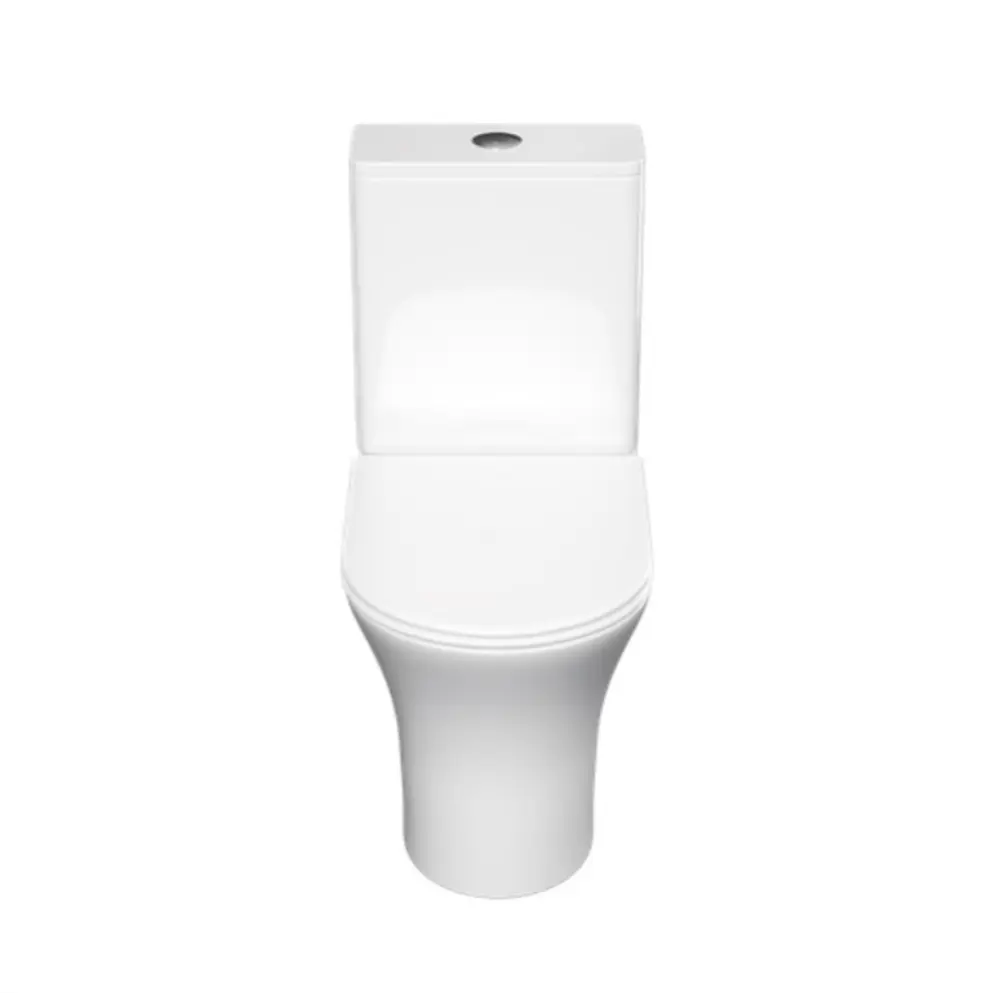 Унитаз-компакт Aquatek Optima T безободковый двойной смыв торнадо цвет белый STLM-2014207 - Вид №1