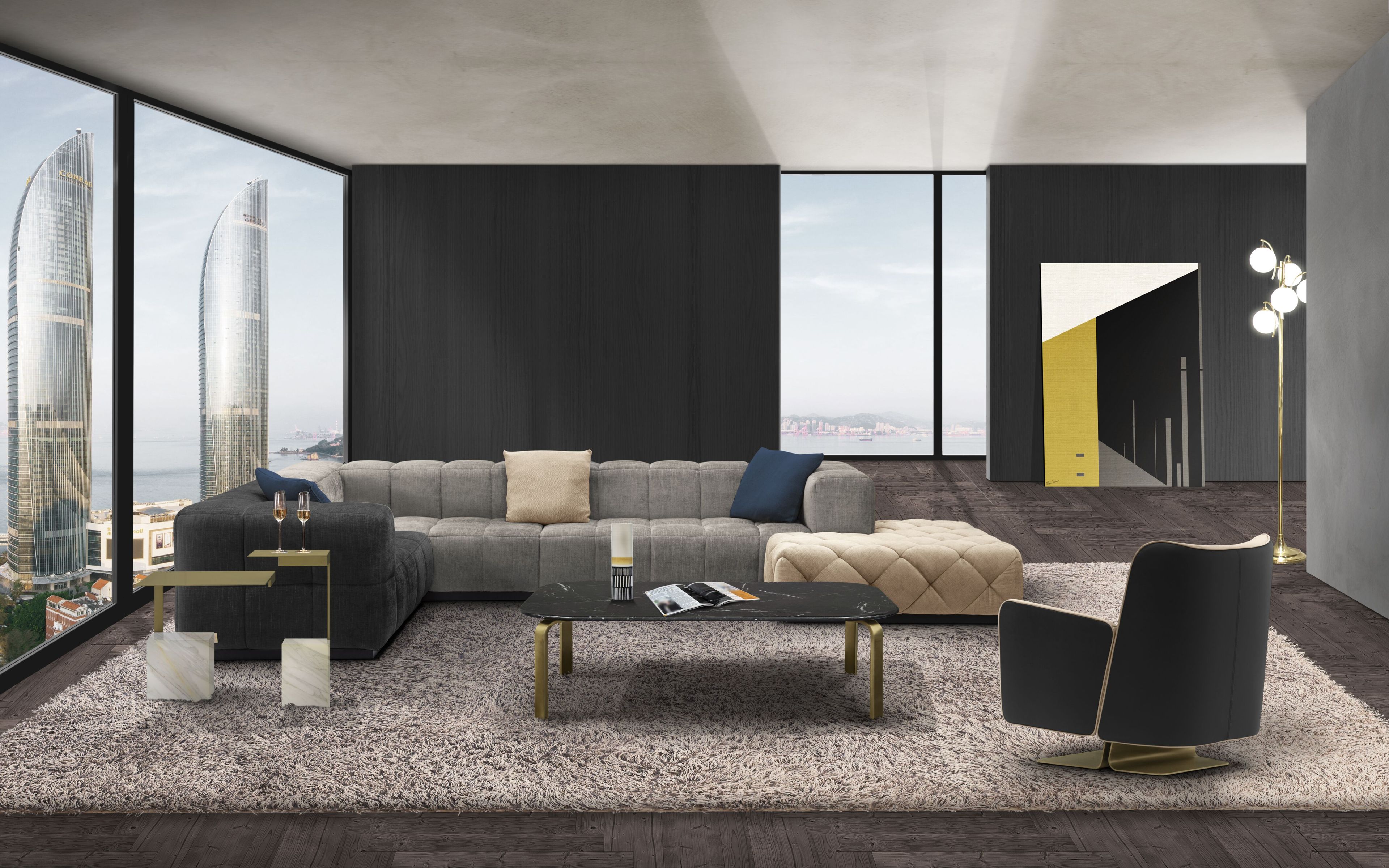 Кожаное кресло с подлокотниками Formitalia ARCH-00128843 - Вид №4