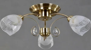 Потолочная люстра Vitaluce V3532/3PL VITALUCE ДИЗАЙНЕРСКИЕ 220109 Бронза