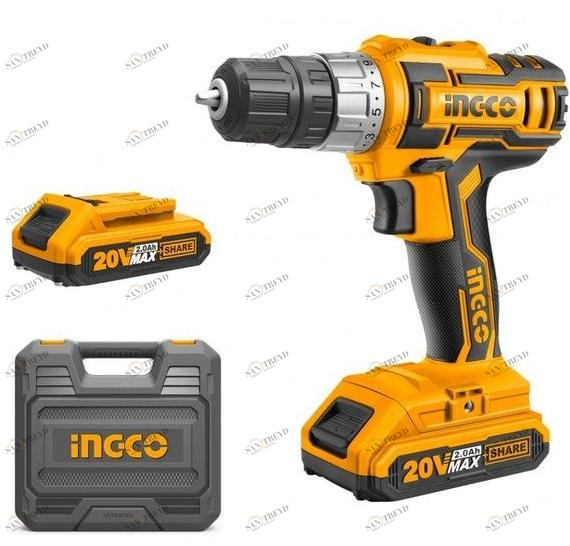 INGCO ITALIA Аккумуляторная дрель sun-id-1389179