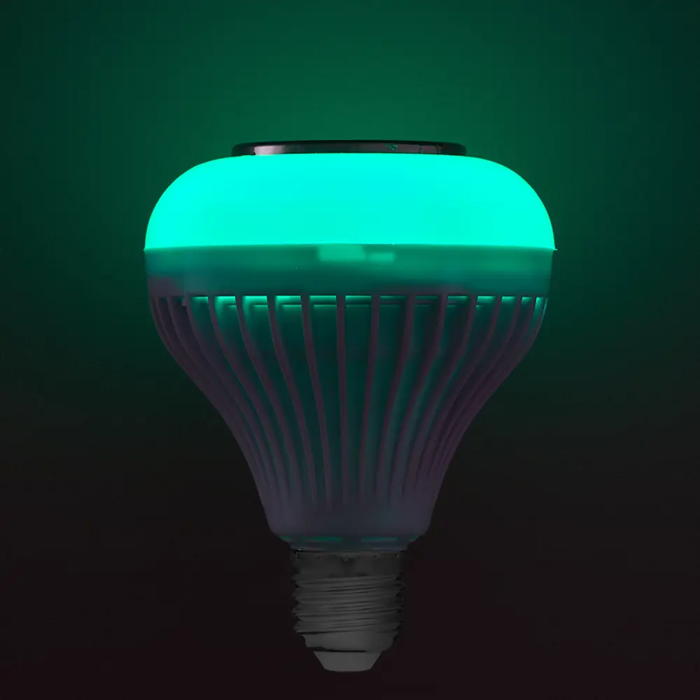 Лампа светодиодная Volpe Disco Е27 220 В 8 Вт 200 Лм, регулируемый цвет света RGB, Bluetooth, пульт ДУ STLM-2037633 - Вид №4