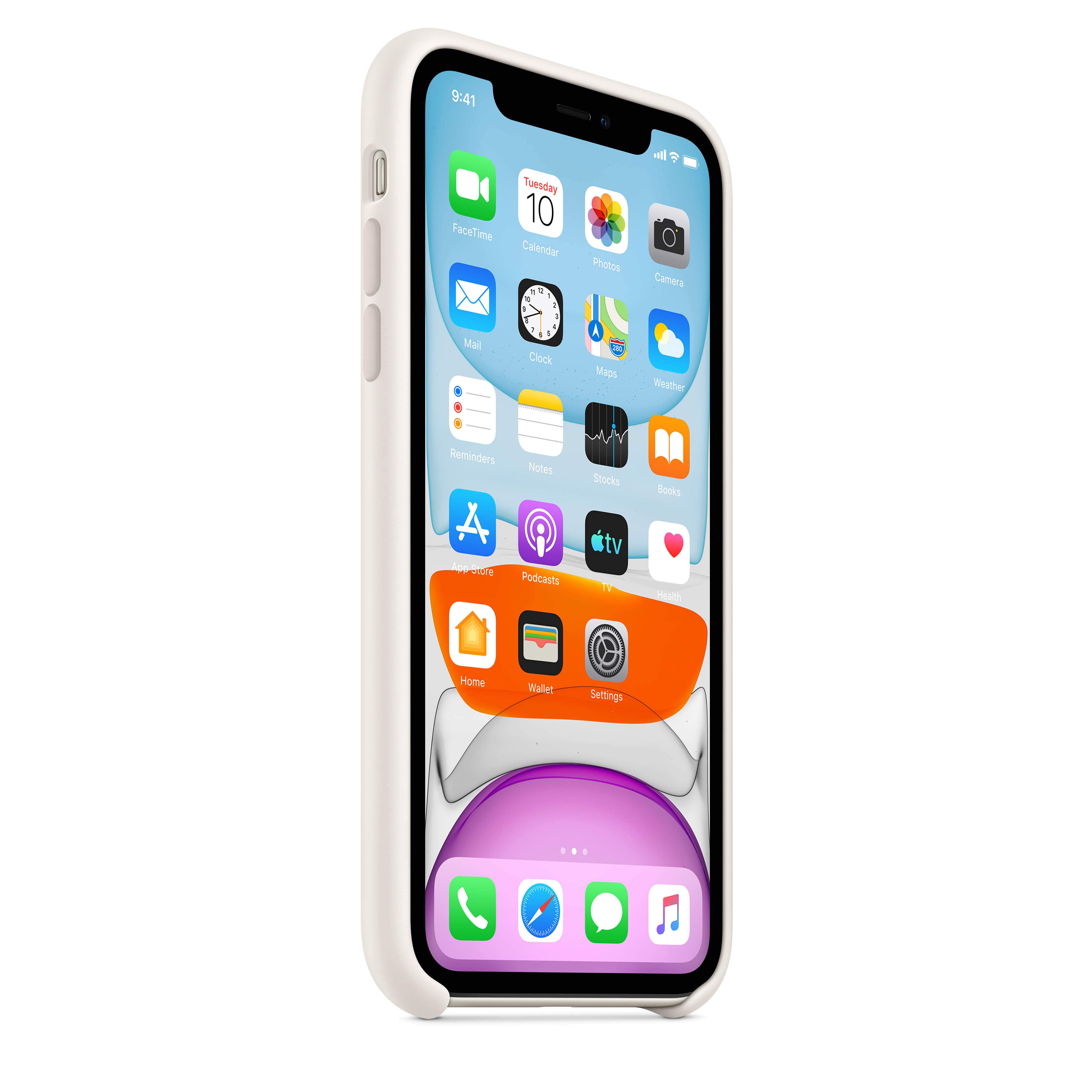 MWVX2ZM/A Iphone 11 silicone case - white Apple Santreyd  - Вид №6