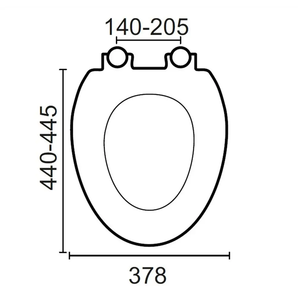 Сиденье для унитаза Sensea Rocio Без серии STLM-2211659 - Вид №4