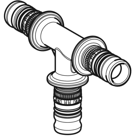 GEBERIT 613.310.00.5 Тройник равнопроходной Geberit Mepla  - Вид №1