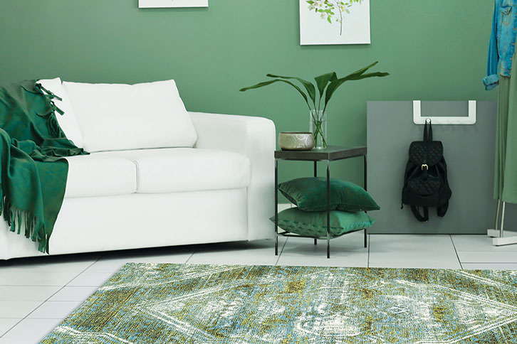 COLORISTICA Турецкий ковер Зеленый Ellisium Moss 2x3 - Вид №1