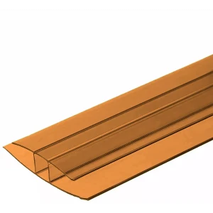 Профиль соединительный для поликарбоната Novattro 4-6 мм 3 м терракотовый 89412230 STLM-2149841
