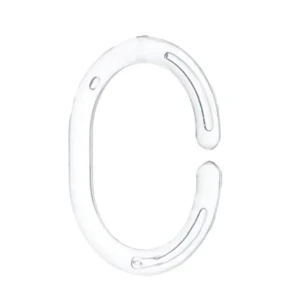 Кольца для шторы в ванную Primanova цвет прозрачный 12 шт.