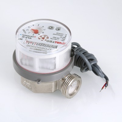 VLF-15U-IL Водосчетчик универсальный с импульсным выходом (новый) без сгонов Valtec 1/2", 80 мм  - Вид №13