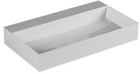 ELLP080450Q0 Подвесная раковина настенная прямоугольная Azzurra Ceramica Elegance белая