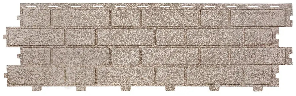90289476 Сайдинг Tecos Brickwork сильвер акрил 0.33м² STLM-1015668