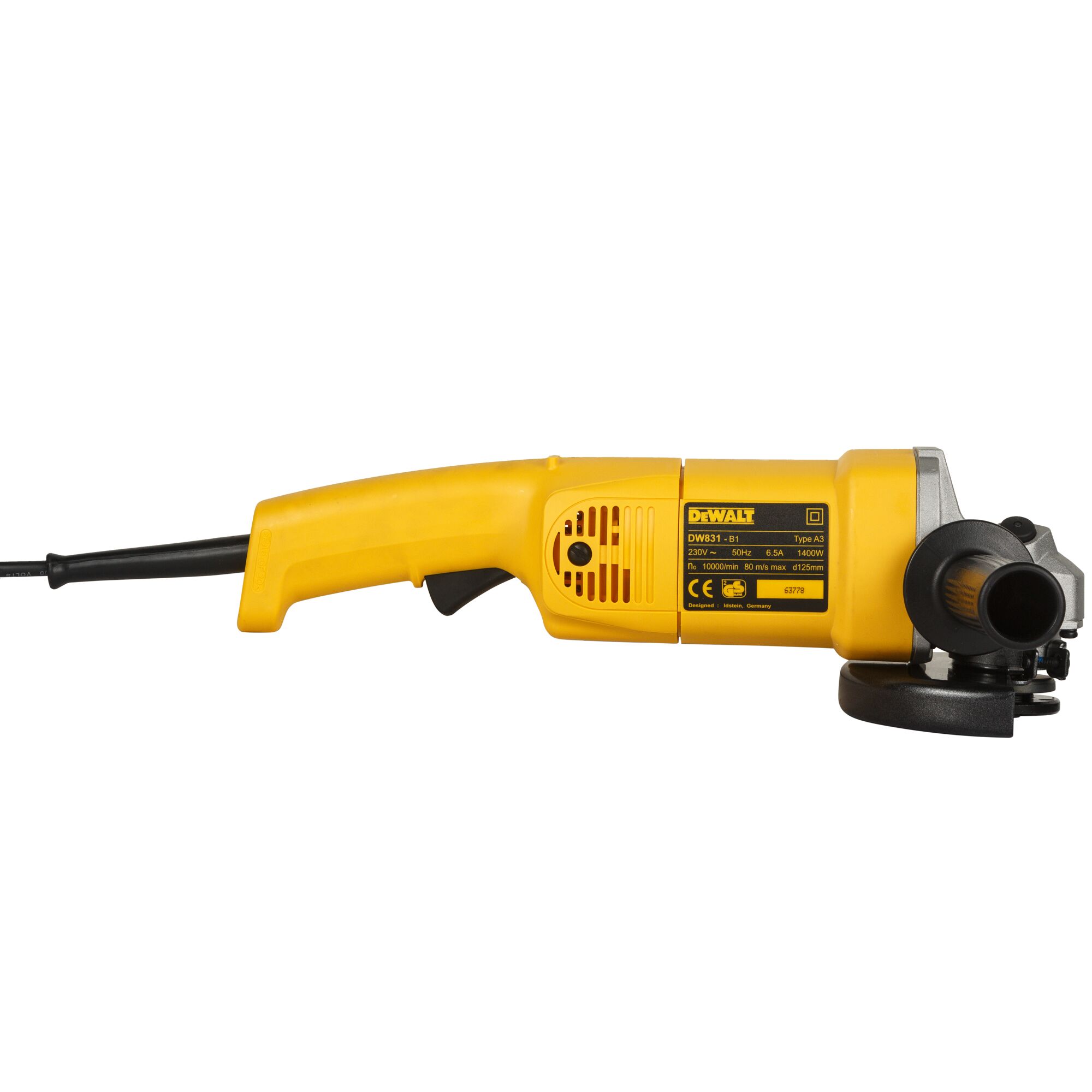 Углошлифовальная машина (УШМ) DeWalt DW831-IN 5496697 STDN-0113091 - Вид №1