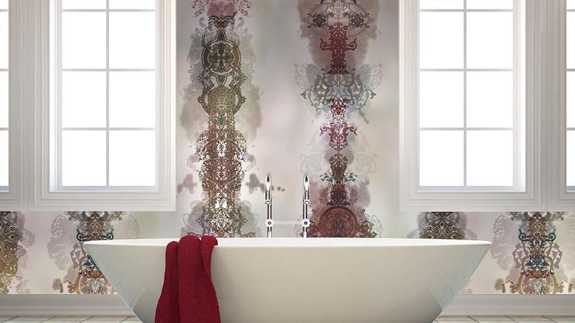 GLAMORA Виниловые обои Stripes & squares sun-id-1370848 - Вид №1