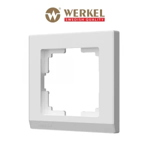92005951 Рамка для розеток и выключателей Werkel Stark 1 пост цвет белый STLM-1548609