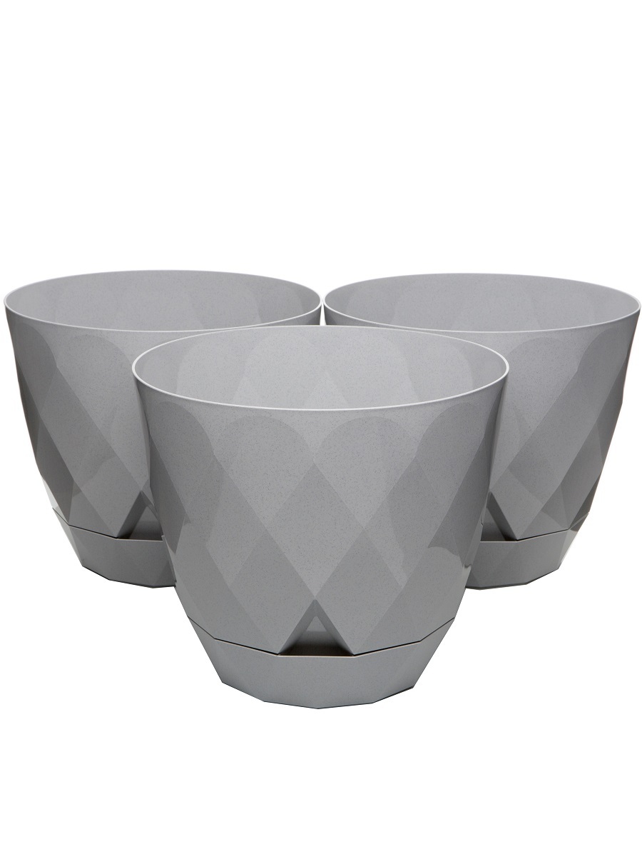 Горшок для цветов Rico 26L Grey NAVAKO 16041 - Вид №3