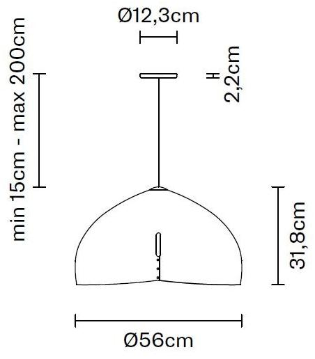 Fabbian Подвесной светильник из окрашенного алюминия Oru F25 a03  - Вид №7