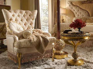 A.R. Arredamenti Кресло из тафтингового бархата Grand royal 1437