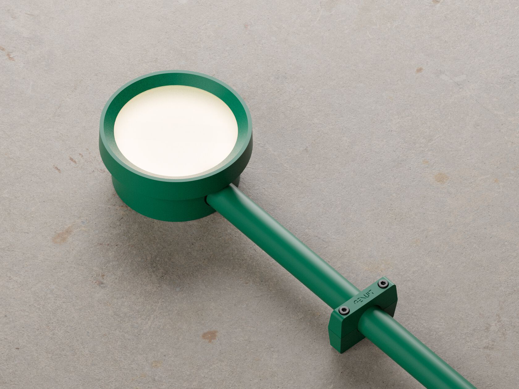 Алюминиевый настенный светильник с порошковым покрытием Genuit цвет ARCH-00000142