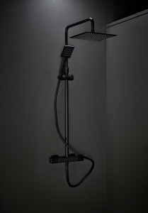 1381826 Крыша Душ Mix Slim Square 150Cc Черный С 250X ... Hafa  Черный