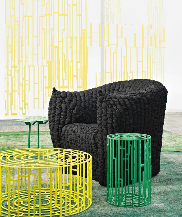 Moroso Кресло из ткани со съемным чехлом с подлокотниками sun-id-1459125 - Вид №9