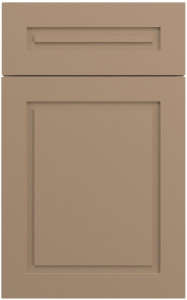 Фасады для кухни Модерн Фрезеровка «Ла Дефанс» 301 Капучино