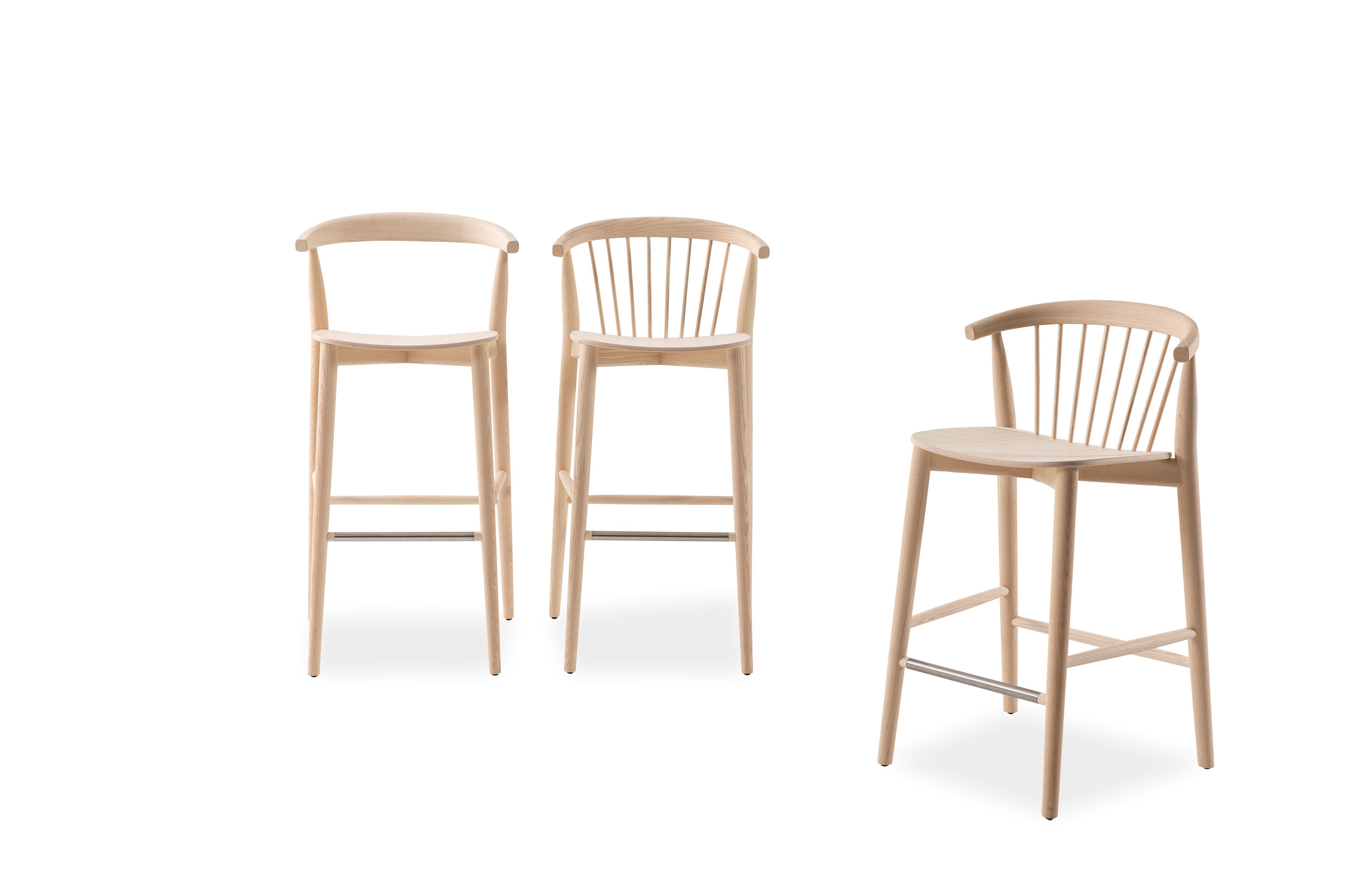 Высокий стул из ясеня CAPPELLINI Newood ARCH-00068221 - Вид №4