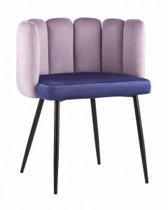 Кресло круглое мягкое сиреневое-синее "Карнавал" STOOL GROUP ДИЗАЙНЕРСКИЕ 00-3946315 Синий;фиолетовый