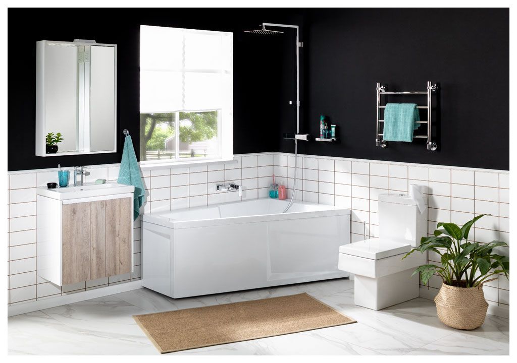 Тумба под раковину Aquanet Клио 60 дуб кантри/белый sun-id-275369 - Вид №4